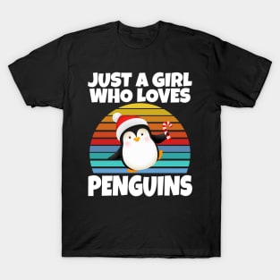 Just a girl who loves penguins T-Shirt